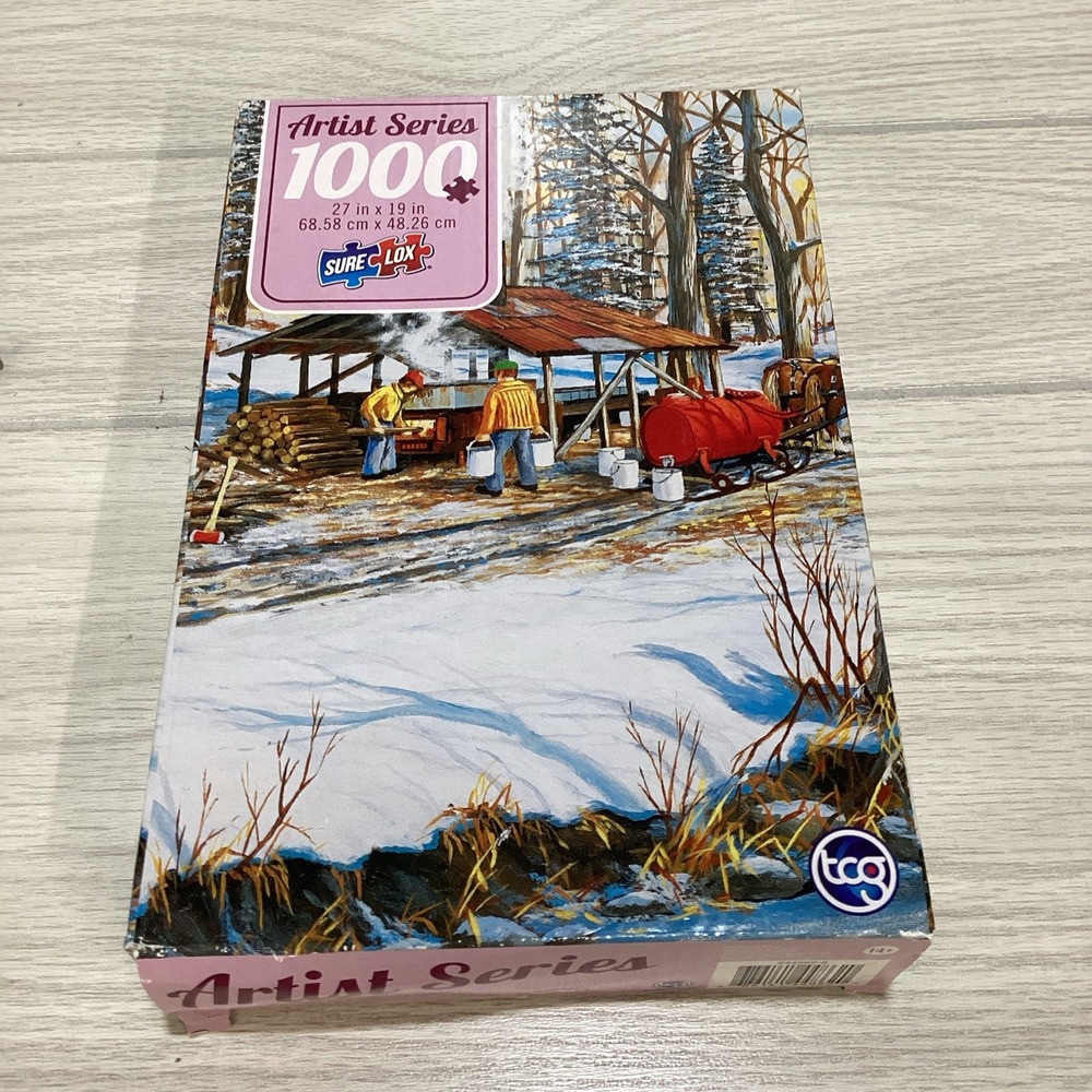 TCG SURELOX 1000 Pieces 27" x 19" Artist Series‎ Syrup Shack *Factory Sealed*